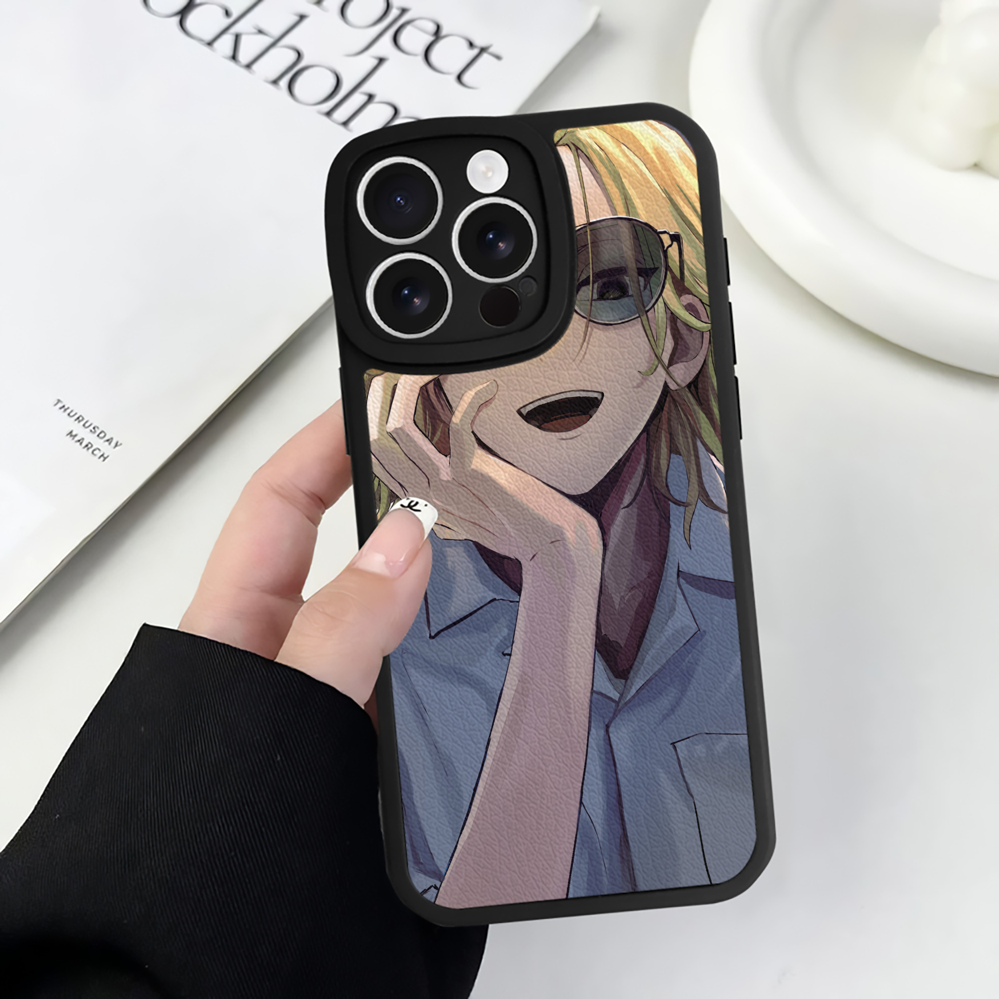 （画像用） 東京リベンジャーズ Tokyo Revengers 【iPhone 16シリーズ対応】シリコンスマホケース（レザー調） 材質：シリコン